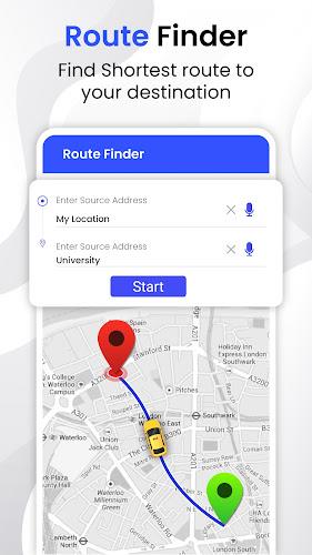 GPS Navigation Map Route Find স্ক্রিনশট 1