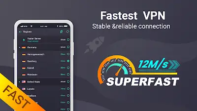 Touch VPN - Fast Wifi Security स्क्रीनशॉट 3