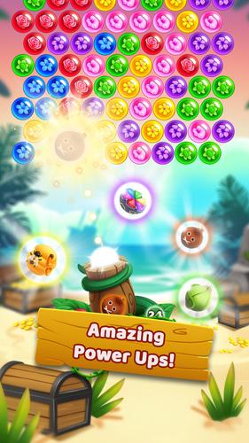 Bubble Shooter - Flower Games Ekran Görüntüsü 1