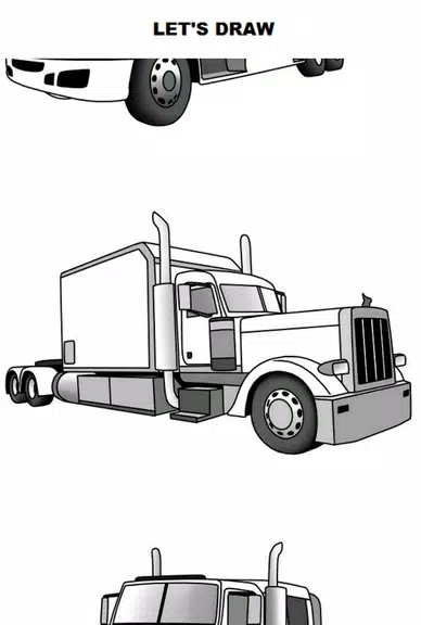 Draw Semi Trucks ภาพหน้าจอ 0