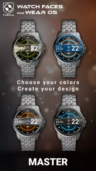 Master Watch Face Captura de tela 1