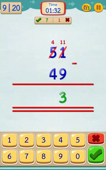 Math Fast Plus and Minus Captura de tela 1