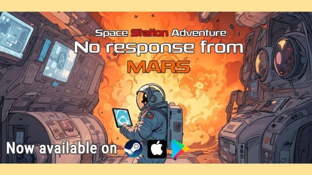 Raumstationsabenteuer: Keine Antwort vom Mars! Ist ein neues textbasiertes Spiel für Android