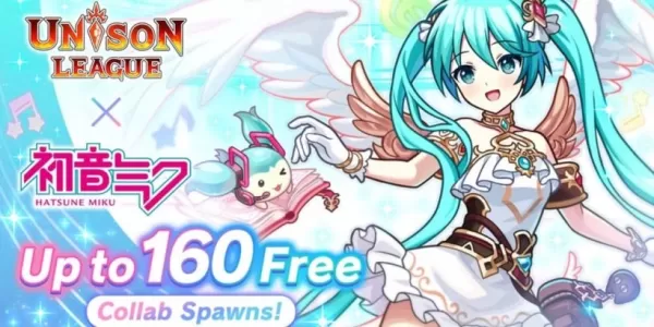 Unison League in Zusammenarbeit mit Hatsune Miku und Top -Vokaloid -Idolen