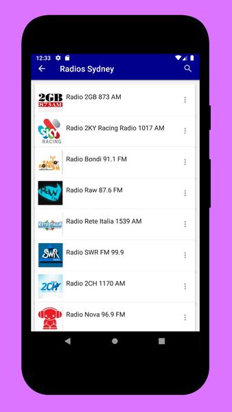 Radio App Australia: FM Online Captura de pantalla 3