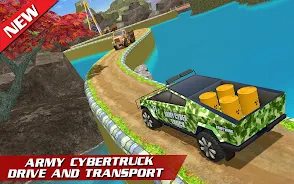 Offroad US Army Truck Driving স্ক্রিনশট 0