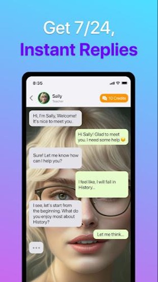 Chatty: AI Roleplay Characters স্ক্রিনশট 0