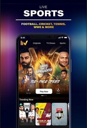 Schermata SonyLIV 3