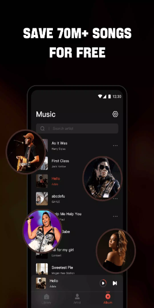 Offline Music Player - Mixtube ဖန်သားပြင်ဓာတ်ပုံ 1