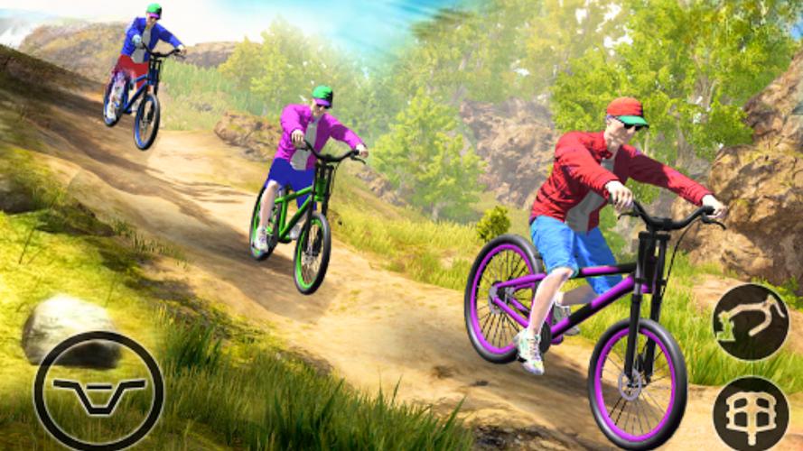 BMX Offroad Racing-Cycle Games Ekran Görüntüsü 1