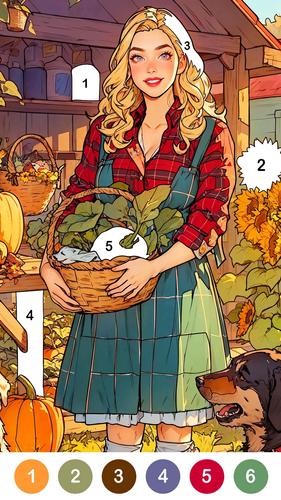 Farm Country Color By Number スクリーンショット 0