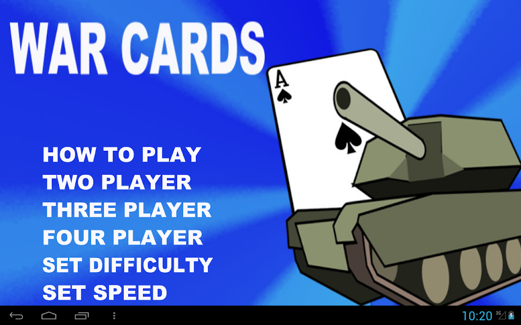 WAR Cards スクリーンショット 1