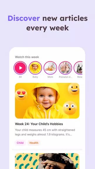 Momly: Pregnancy App & Tracker Ekran Görüntüsü 3