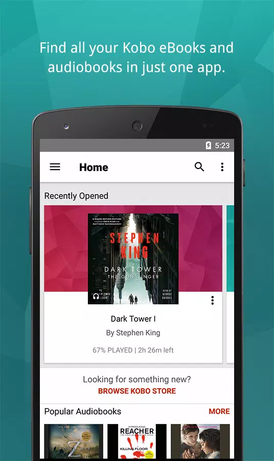 Kobo Books - eBooks Audiobooks 스크린샷 1