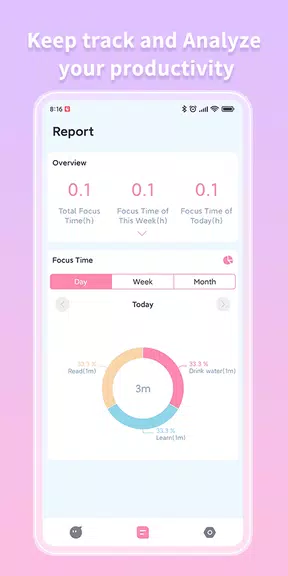Brain Focus Productivity Timer Captura de tela 2