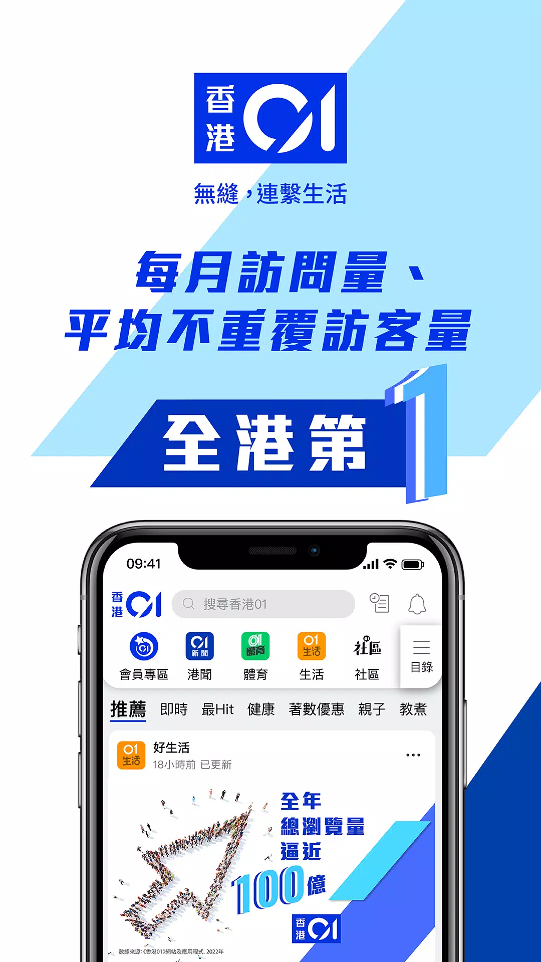 香港01 - 新聞資訊及生活服務應用截圖第0張