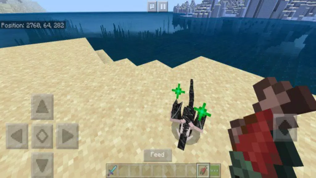 MCPE Dragon Addon Fantasy ภาพหน้าจอ 1