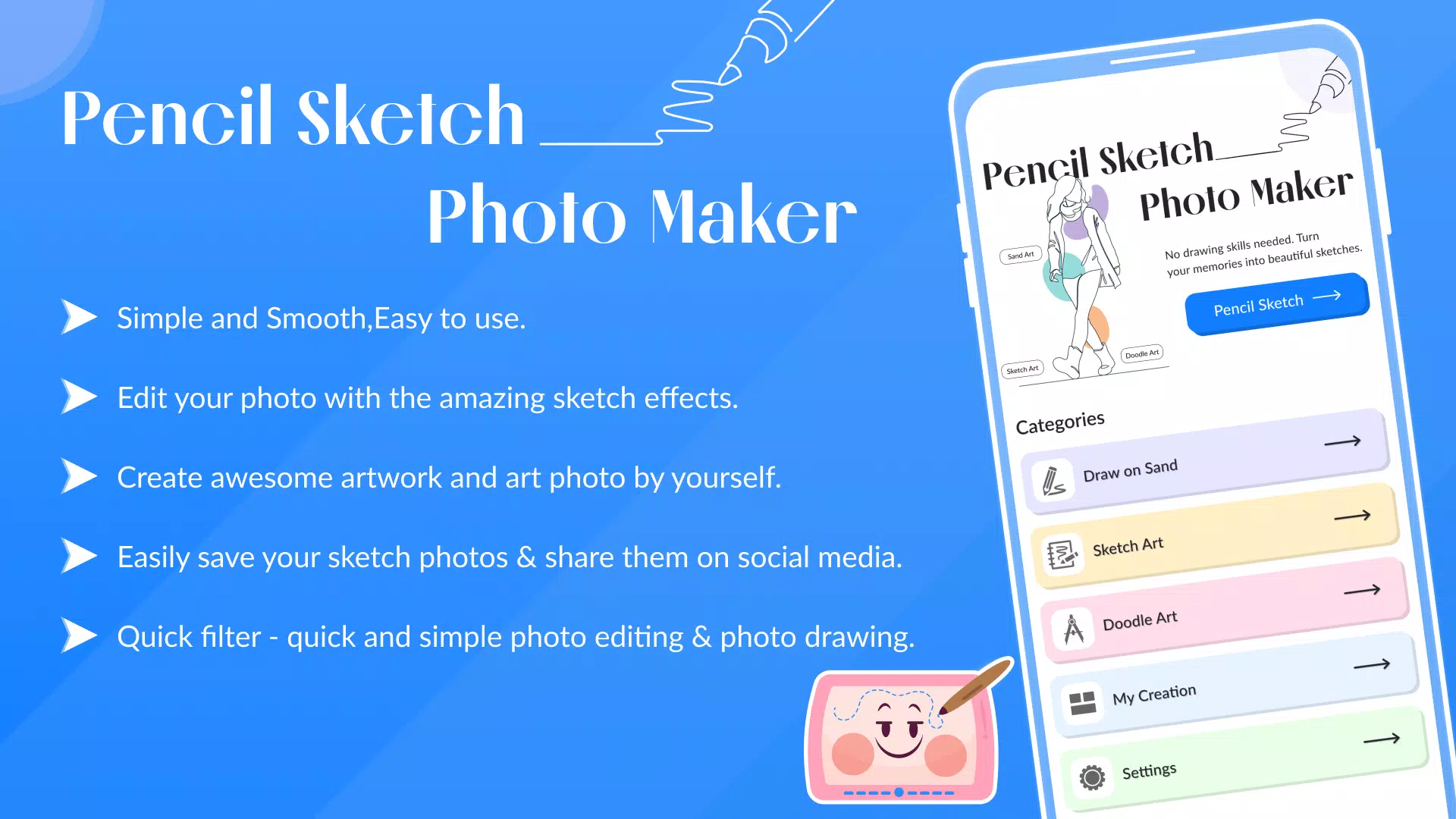 Pencil Sketch Photo Maker スクリーンショット 2