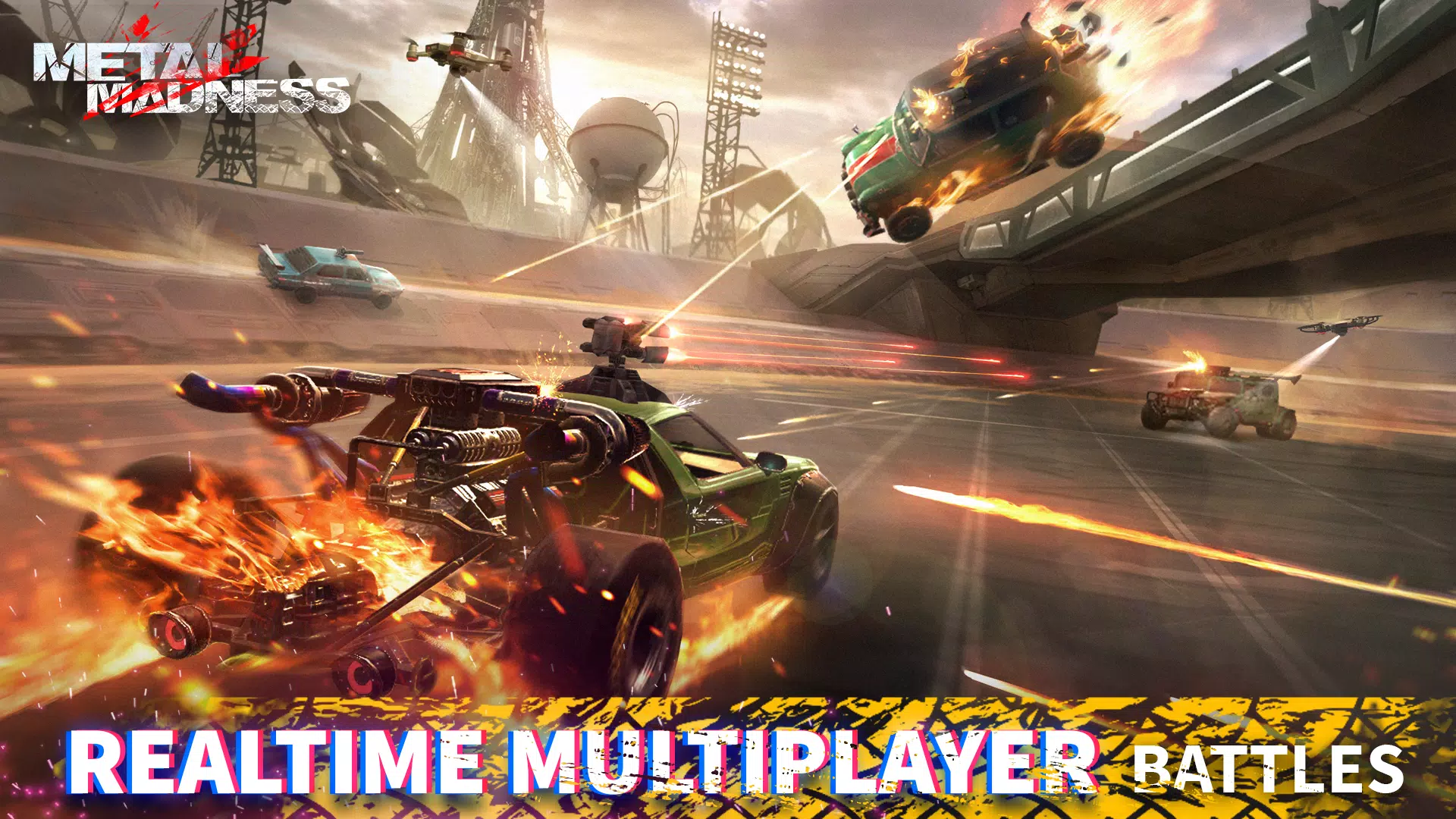 METAL MADNESS PvP: Car Shooter Schermafbeelding 2