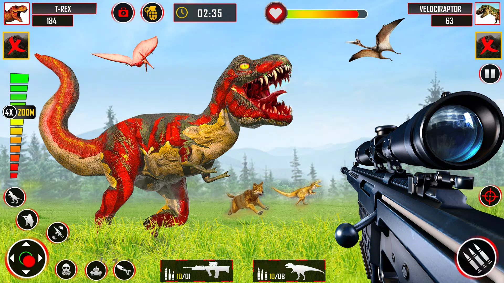 Wild Dino Hunting - Gun Games スクリーンショット 1