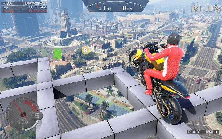 Crazy Stunt Rider GT Bike Game スクリーンショット 2