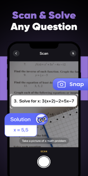 Nerd AI - Tutor & Math Helper ภาพหน้าจอ 0