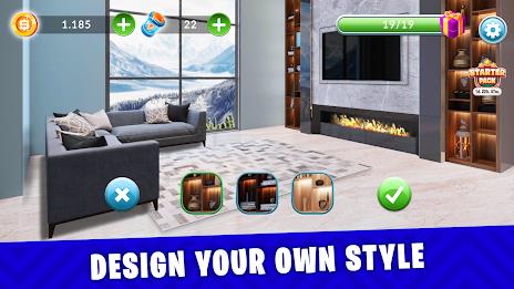 Makeover Empire: Coin & Design ဖန်သားပြင်ဓာတ်ပုံ 1