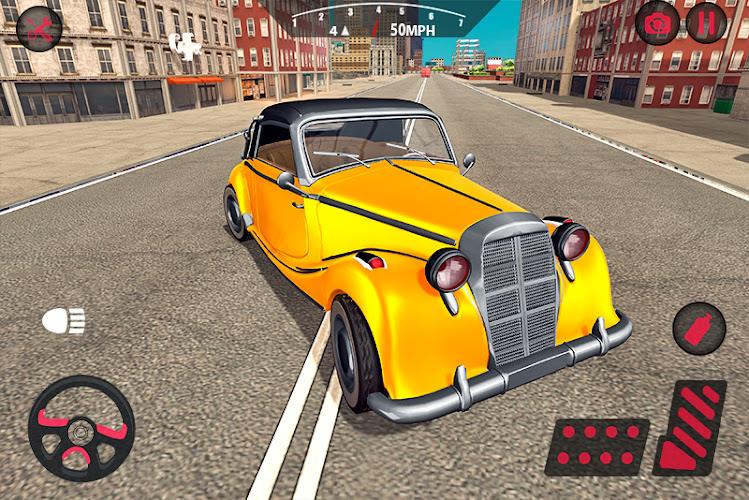 Classic Car Driving: Car Games Tangkapan skrin 2