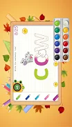 ABC kids writing alphabet Ảnh chụp màn hình 1