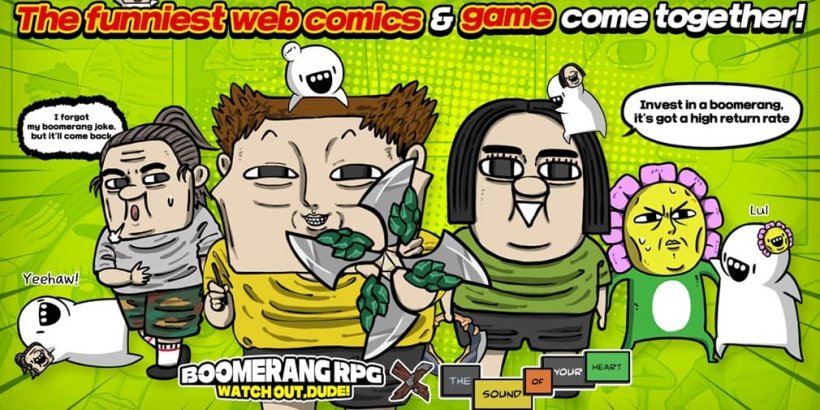 WEBTOONCrossover ! "Boomerang RPG" exploite "Le son de votre cœur" pour une collaboration épique