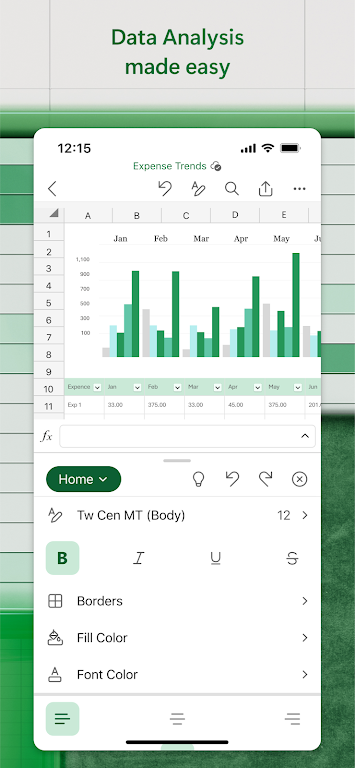 Microsoft Excel: Spreadsheets Schermafbeelding 1