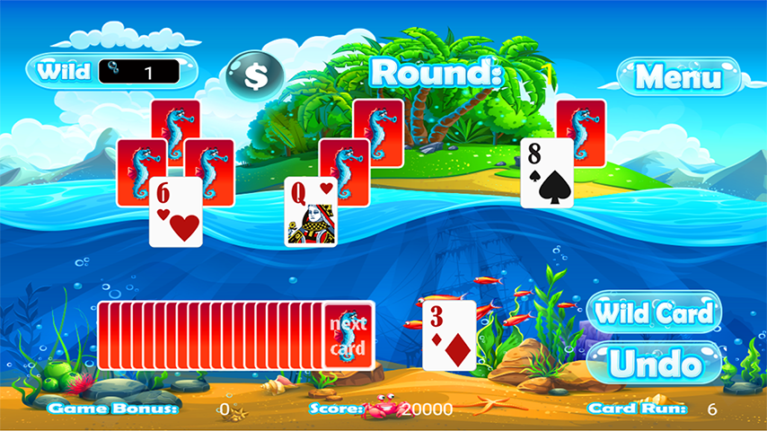 Tri Peaks Solitaire Classic Captura de pantalla 2