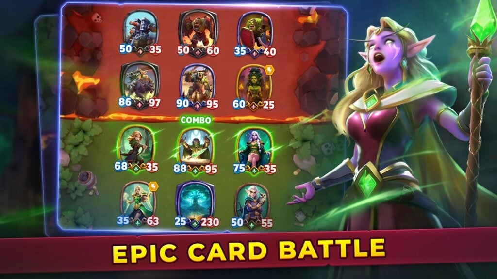 Auto Chess 카드 게임 ARCANE RUSH: Battlegrounds이 이제 Android에서도 출시됩니다