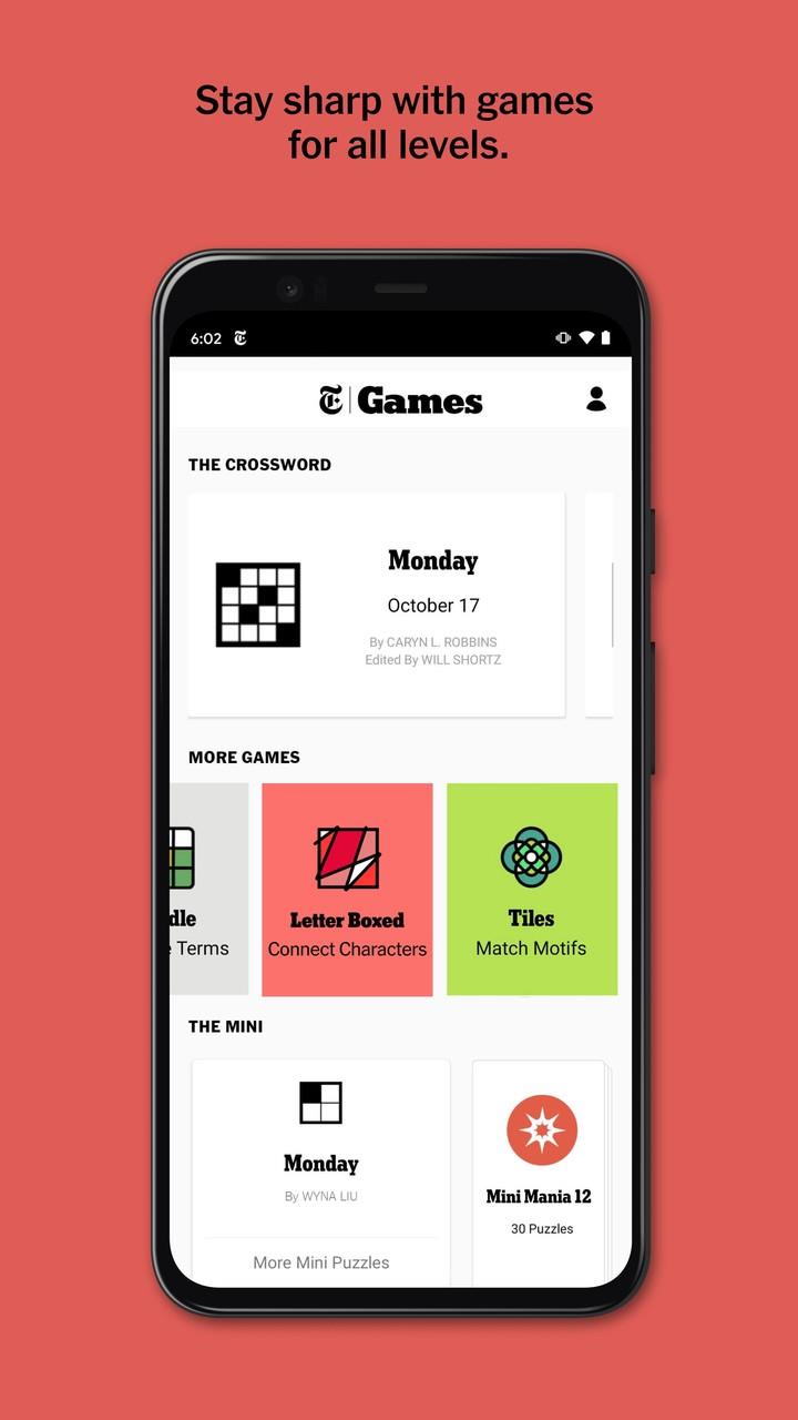 NYT Games: Word Games & Sudoku Ảnh chụp màn hình 3