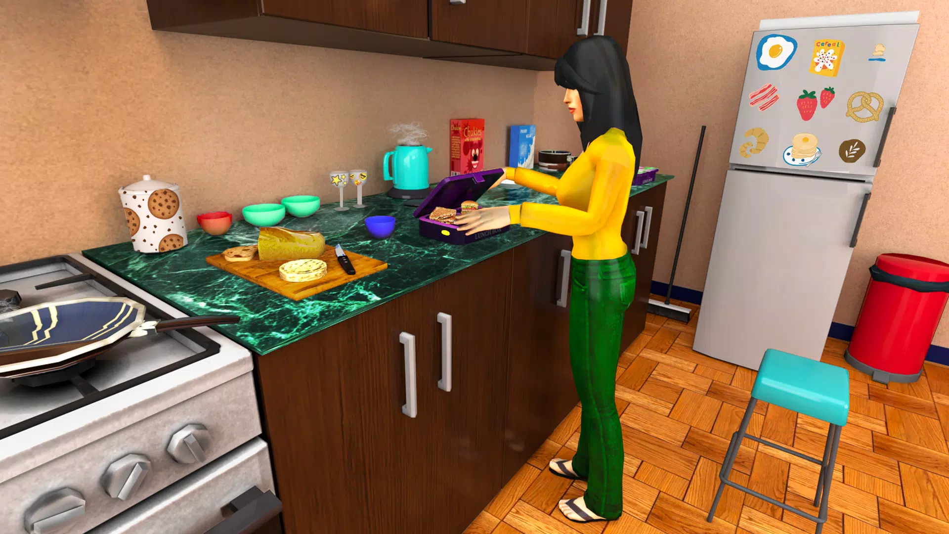 Virtual Mother Single Mom Sim Captura de pantalla 1