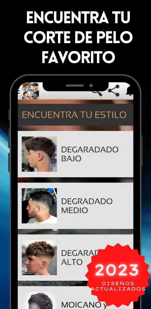 Cortes de Pelo Hombre 2024 Screenshot 0