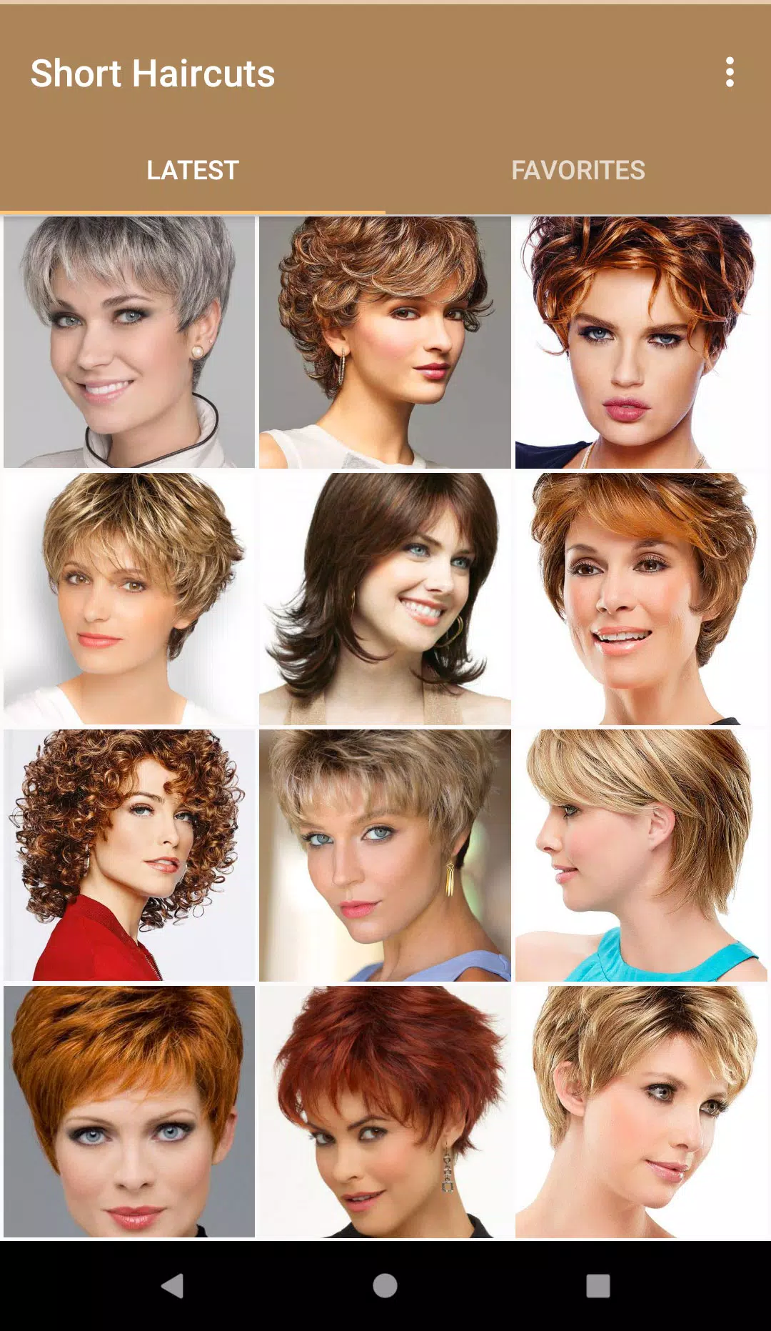 Short Haircuts Schermafbeelding 2