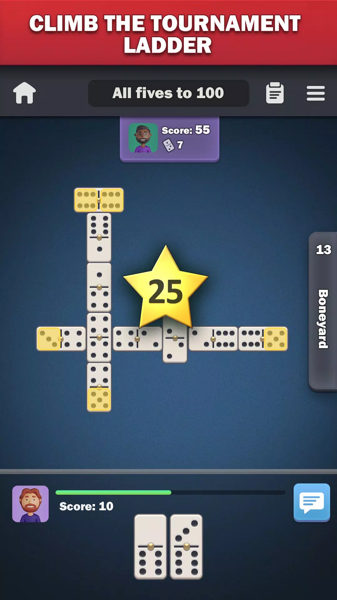 Dominoes online - play Domino! স্ক্রিনশট 2