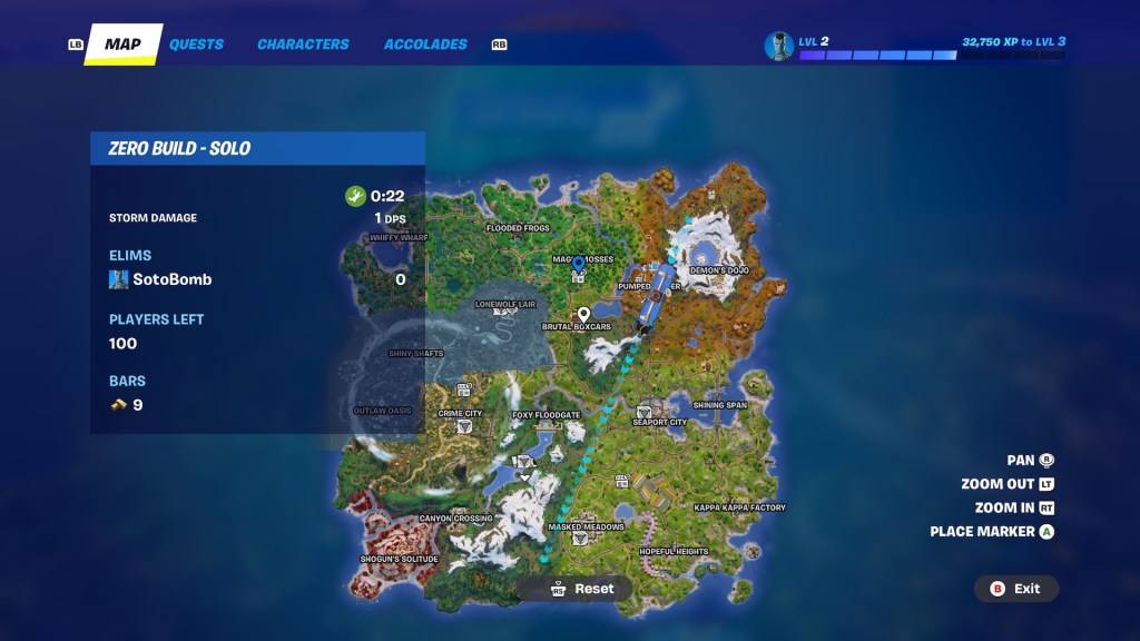 Tous les emplacements du marché noir dans Fortnite Chapter 6, saison 2.