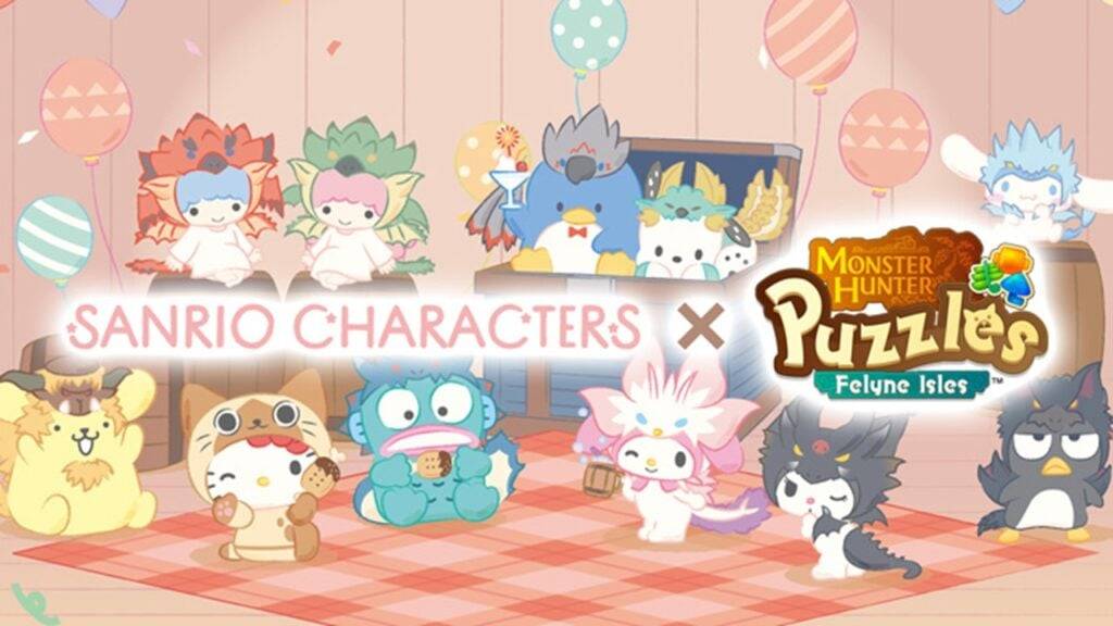 Monster Hunter Puzzles: Felyne Isles X Sanrio Collab está llena de avatares Cinnamoroll