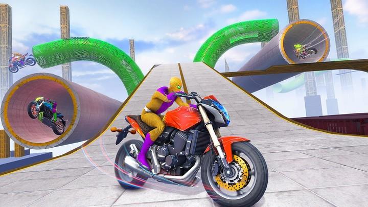 Motorbike Race Motorcycle Game Captura de pantalla 2