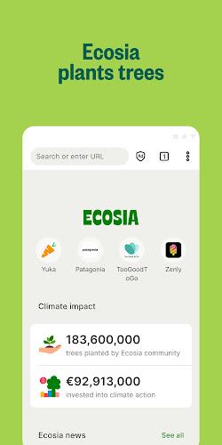 Ecosia: Browse to plant trees Captura de tela 1