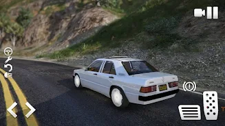 Mercedes 190E: Crime City Ride Captura de tela 1