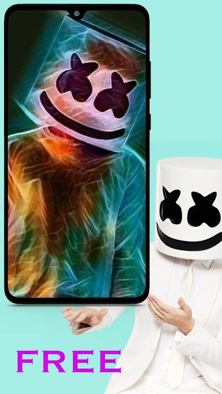 Marshmello Wallpaper Ảnh chụp màn hình 1