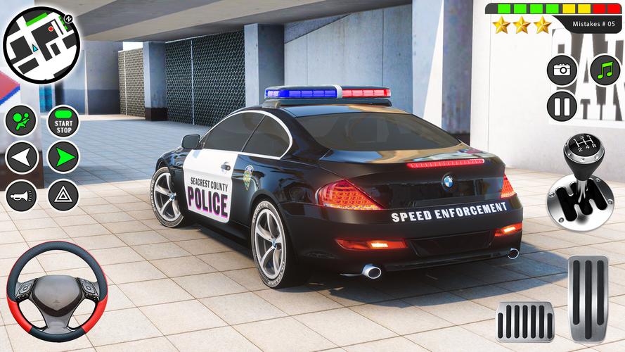 Super Police Car Parking 3D Captura de pantalla 3