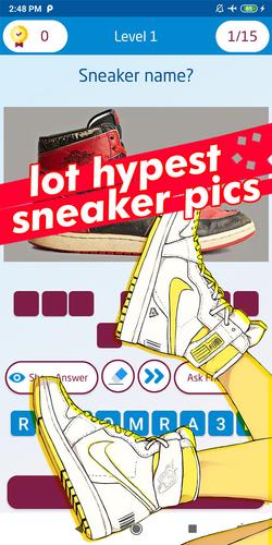 sneaker quiz স্ক্রিনশট 3