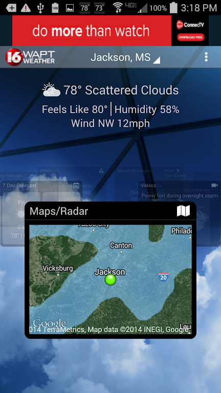 16 WAPT Weather Captura de pantalla 1