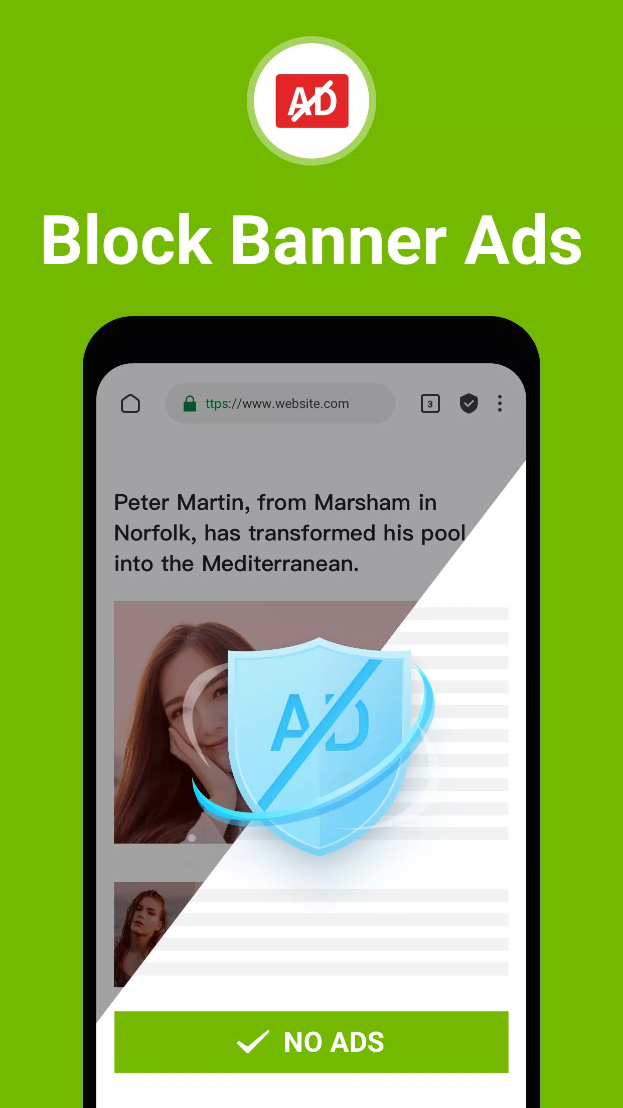 FAB Adblocker Browser:Adblock ဖန်သားပြင်ဓာတ်ပုံ 2
