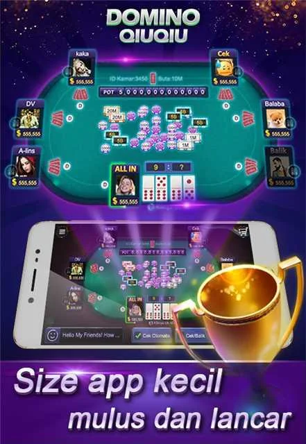 Domino qq gaple qiuqiu  remi poker domino99 Ekran Görüntüsü 1