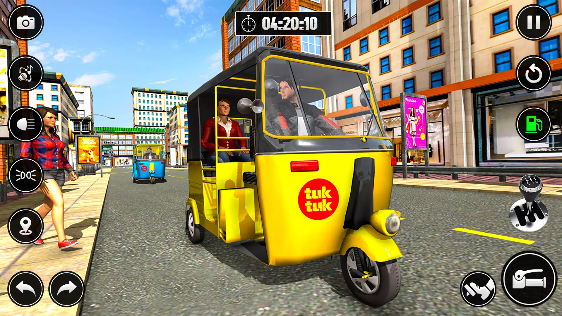 City Taxi Auto Rickshaw Game स्क्रीनशॉट 1